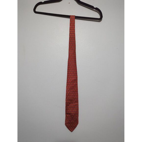 Zadi Andrews Ties Silk Neck Tie Red Bears Reine Seide‎ Made in Italy - Picture 1 of 6